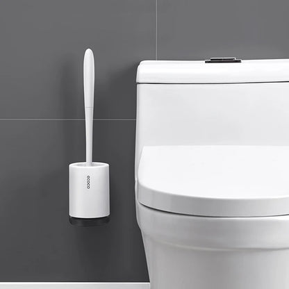 Toilet Brush Seamless Patch Bathroom Accessories Wall-mounted Seamless Stickers