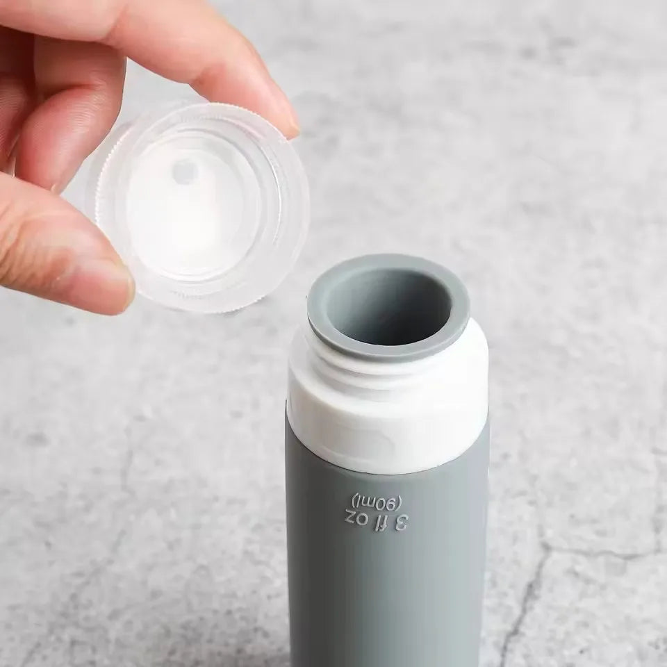 16Pcs Travel Bottle Set Leak-Proof Container Portable Refillable Toiletries Shampoo Conditioner Lotion Liquid Empty Bottles