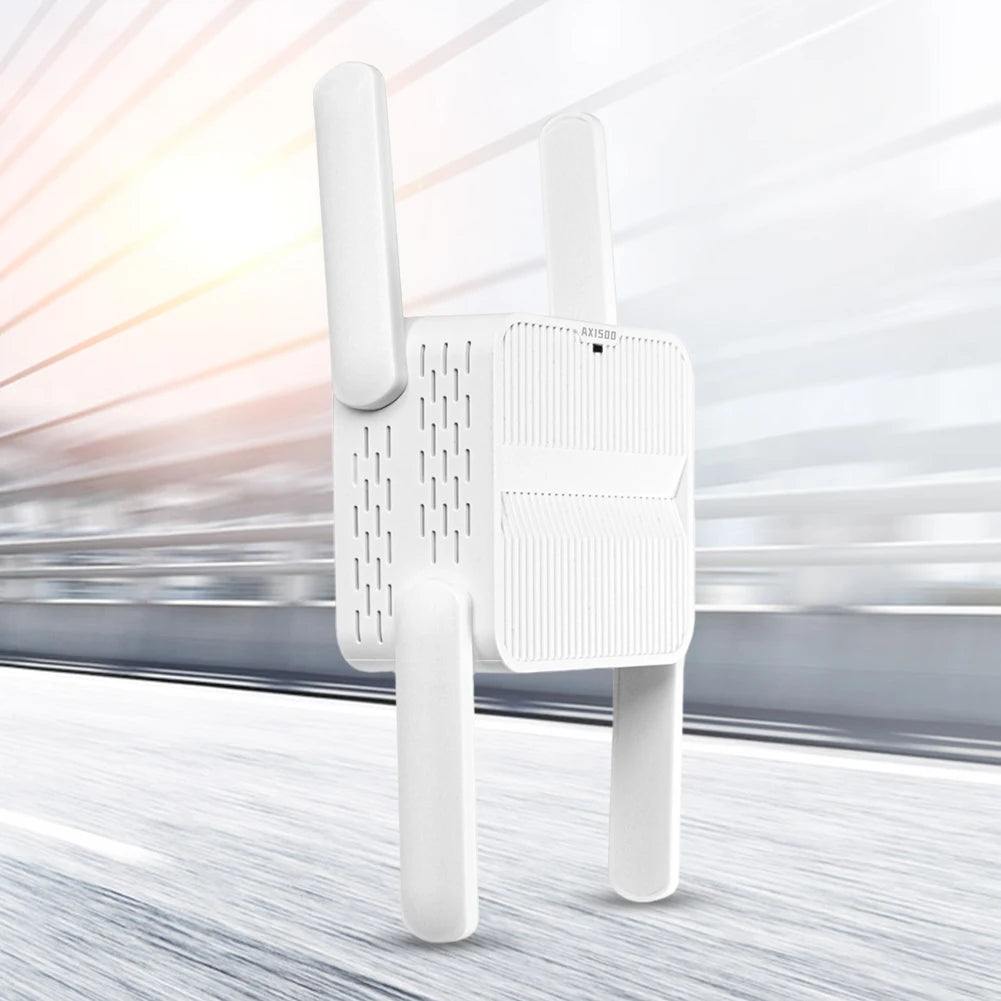 WiFi 6 Repeater Extender 1500Mbps Wireless WiFi Extender with Ethernet Port WiFi 6 Amplifier 4*2dbi Antennas Long Range Amplifer