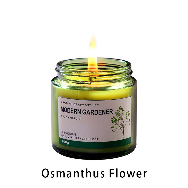 Osmanthus Scented Candles for Home Use, Long-lasting Indoor Fragrance, High-end Souvenirs, Bedroom Fragrance, Aromatherapy