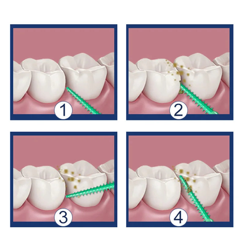 200Pcs Dental Floss Water Pick Dental Dentistry Beauty Health Dental Products Tooth Pick Interdental Brushes Dental Supplies