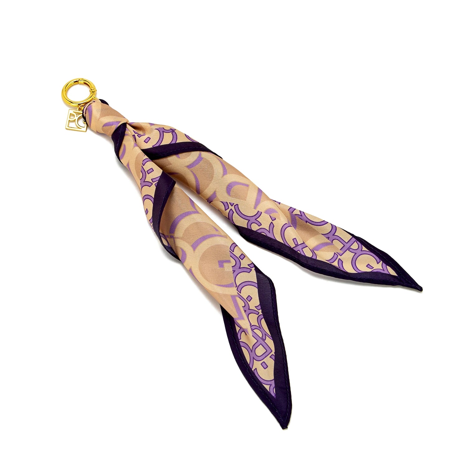 PG Women's Silk Scarf Accessories Temperament Pendant Luggage Accessories Fashionable Street Multi-style Luggage Accessories