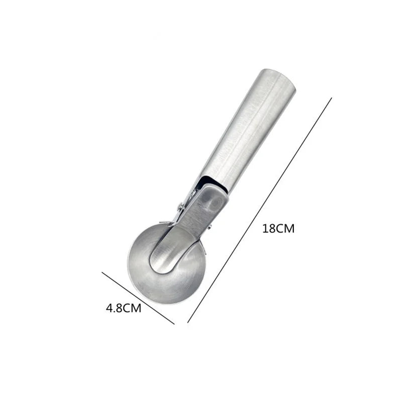 Stainless Steel Ice Cream Spoon Multifunctional Cream Spoon Fruit Spoon Round Ball Spoon Ball Digger
