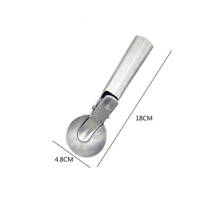 Stainless Steel Ice Cream Spoon Multifunctional Cream Spoon Fruit Spoon Round Ball Spoon Ball Digger