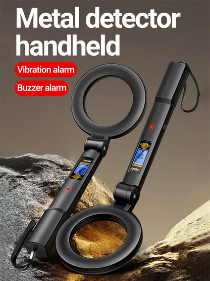 Handheld Metal Detector High Sensitivity Metal Detector Underground Multipurpose Metal Finder Buzzer & Vibration Alarm