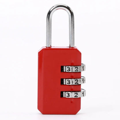 3 Digits Multifunctional Combination Lock Luggage Fitness Cabinet Backpack Travel Anti-theft Aluminum Alloy Combination Padlock