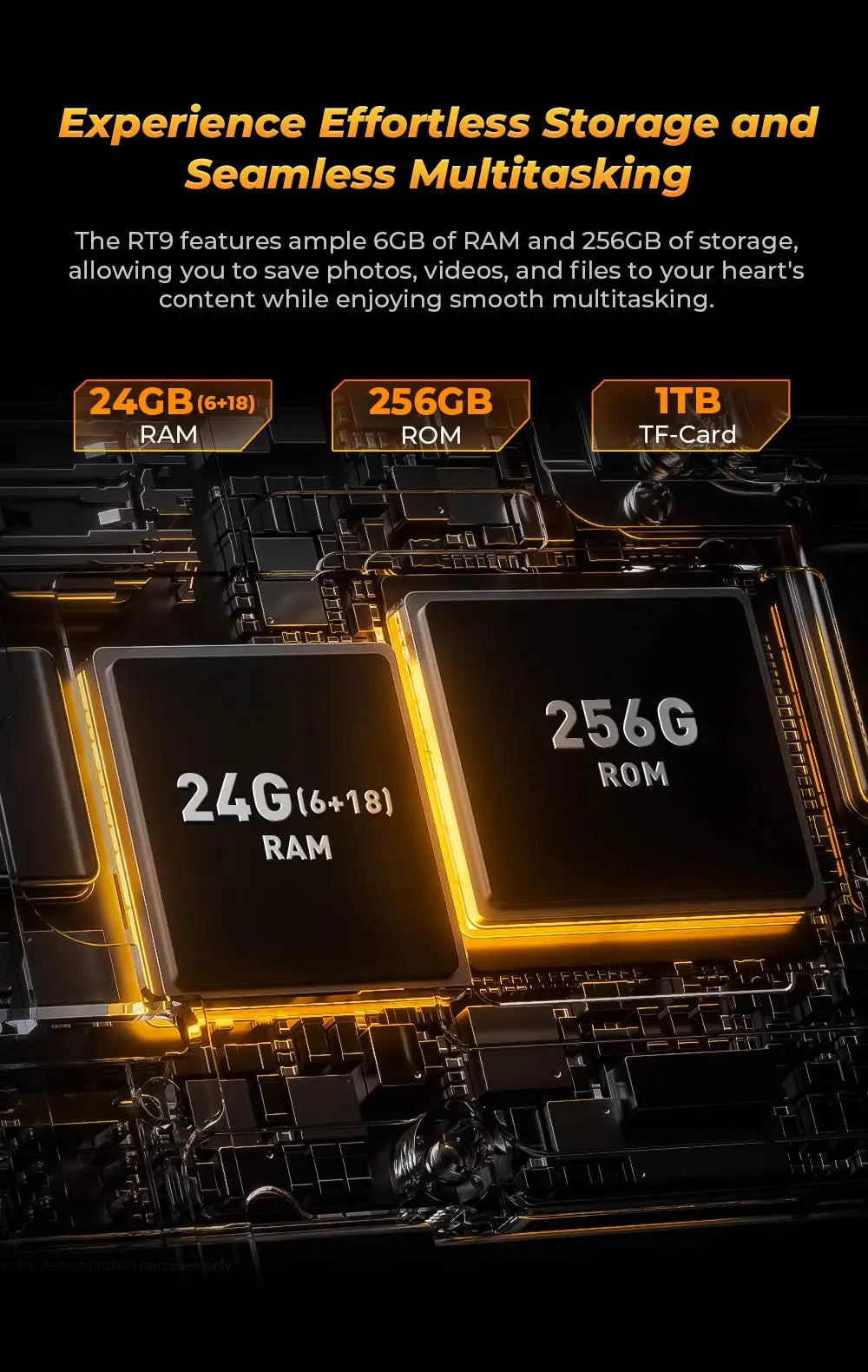 Oukitel RT9 Rugged TabletRugged Tablet 10.1" HD Display 24GB RAM 256GB Waterproof Tablet 11000mAh Battery Android 14.0 Tablet PC