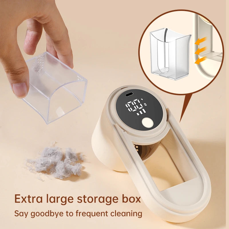 ONEKA Rechargeable Fabric Shaver Lint Remover Sweater Defuzzer Lints Fuzzs Pills Pilling Trimmer for Clothes  Furniture