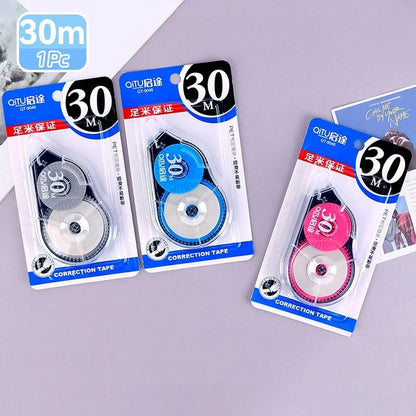 Mini White Correction Tape Multi-style Large Capacity Student Kawaii Error Correction Erasers Student School Stationery Supplies