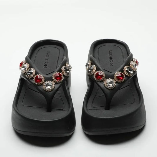 Woman Slippers Flip Flops Slides on Beach Sandals Waterproof Stylish Shoes for Women Top Designs Shoe Clappers Summer Sale