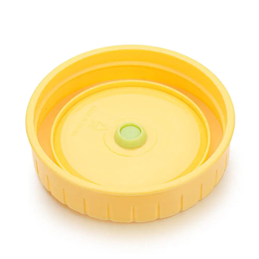 Universal Mason Jar Lids With Straw Hole 70mm Diameter Drinking Storage Cap Wide Mouth Leak Proof Kitchen Supplies