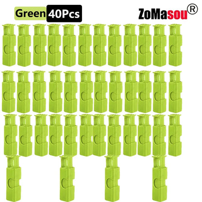 50/1Pcs Reusable Food Sealing Clips Bread Storage Bag Clips For Snack Wrap Bags Spring Clamp Kitchen Organization Sealing Clamp