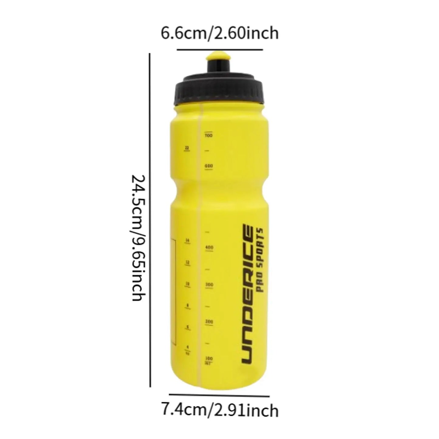 Sports Water Bottle Portable Reusable Fitness Bottle for Soccer Gym Baseball