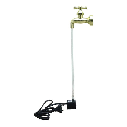 Invisible Flowing Spout Watering Can Fountain Gift Floating Tap Water Fountain for Farmhouse Indoor Housewarming Fireplace Ponds
