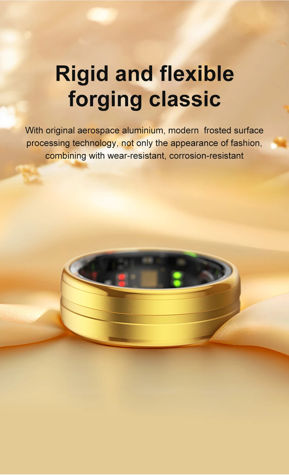 Smart Ring R06 Men Women Health Monitor IP68 5ATM Waterproof Smartring Fitness Tracker Man Smart Rings Multiple Sport Modes