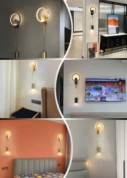 Modern LED Wall Lamp Minimalist Led Light Bedroom Bedside Wall Sconces Living Room Home Indoor Lighting Decorative Lamps
