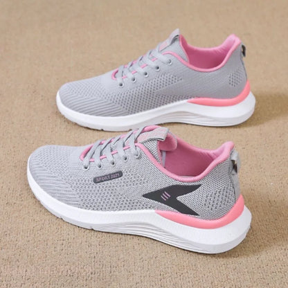 The women's walking shoes have a soft and slip-resistant sole making them perfect for stylish runners.Breathable and comfortable