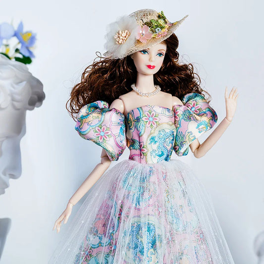 European Fashion Chinese Style Elements Accessories Set 32cm Supermodel Doll Clothes Suit Princess Dress DIY Toy Collector Gifts