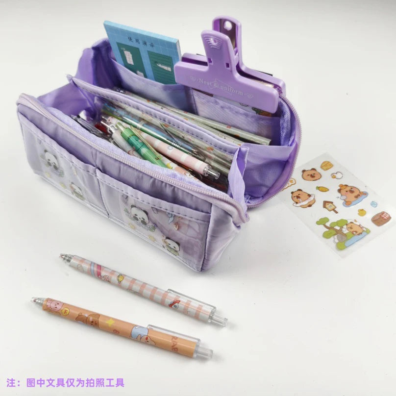 Large capacity pencil case trousse school supplies pencil cases Multilayer piornik stationery estuches escolares pencil pouch