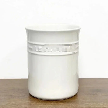 Kitchen Utensil Holder Countertop,Ceramic Storage Organizer,Cooking Tool Caddy Canister,Porcelain Tableware Container Jars Boxes