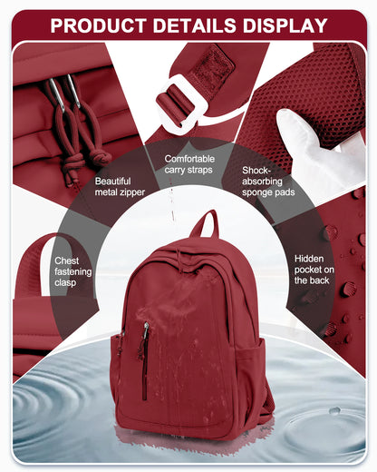 Schoolbag, lovely backpack for junior high school students, leisure backpack for female college students, short-distance travel