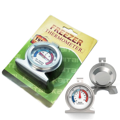 Refrigerator Thermometer -30~30°C -20~80°F Classic Fridge Large Dial Gauge Mini Thermo Meters for Freezer Cooler
