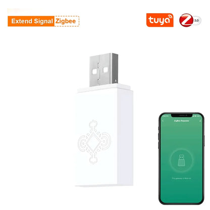 Tuya ZigBee Signal Repeater USB Amplifier Extender ZigBee Gateway Smart Home Devices Smart Automation For Smart Life
