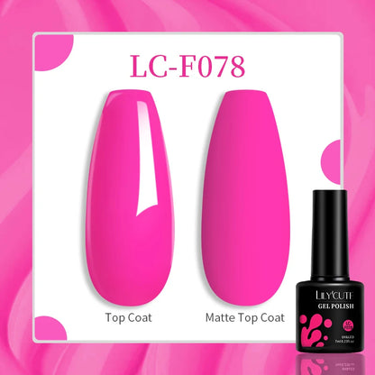 LILYCUTE 7ML Soft Gel Tip Adhesive Glue For False Tips Extend Press On Nails Nail Art Long Lasting Soak Off UV Gel Nail Polish