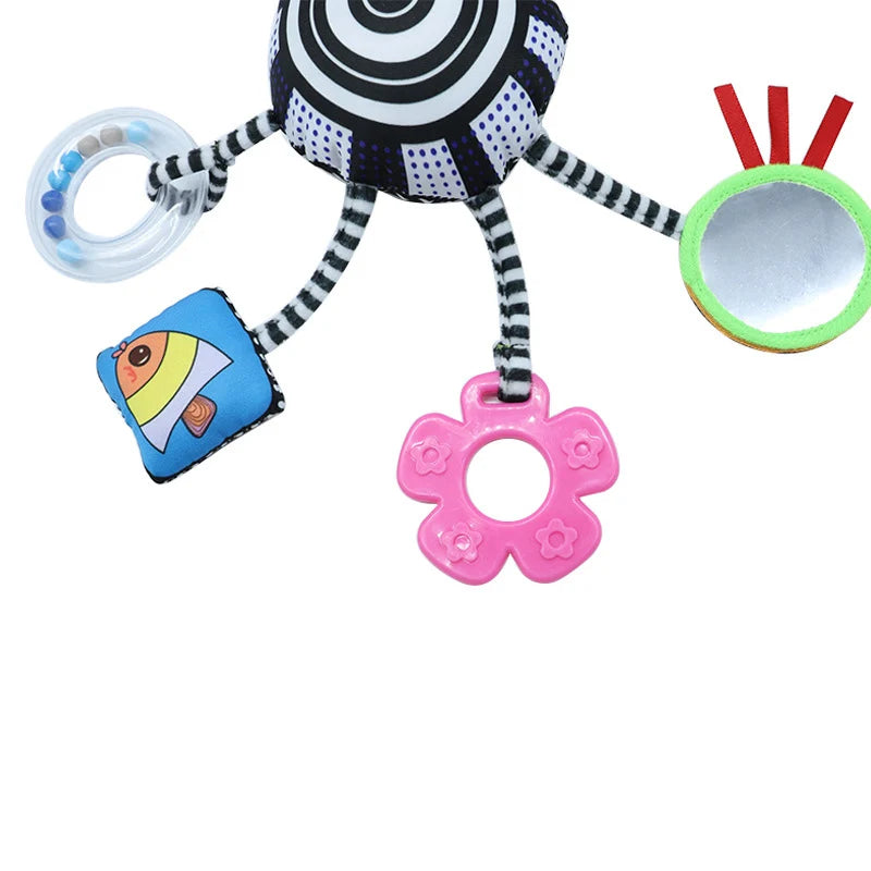 Black White View Back Seat Mirror Baby Car Mirror Safety Seat Headrest Rearview Mirror Baby Facing Rear Ward Car Kids Monitor