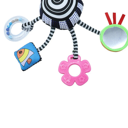 Black White View Back Seat Mirror Baby Car Mirror Safety Seat Headrest Rearview Mirror Baby Facing Rear Ward Car Kids Monitor