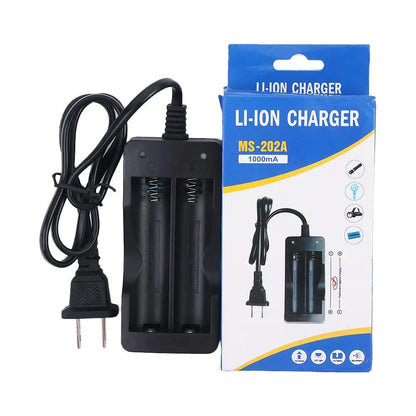 Rechargeable 18650 Battery Charger Intelligent Charge Battery Charger Auto Stop Charger Lithium Battery Charger Charger Adapter