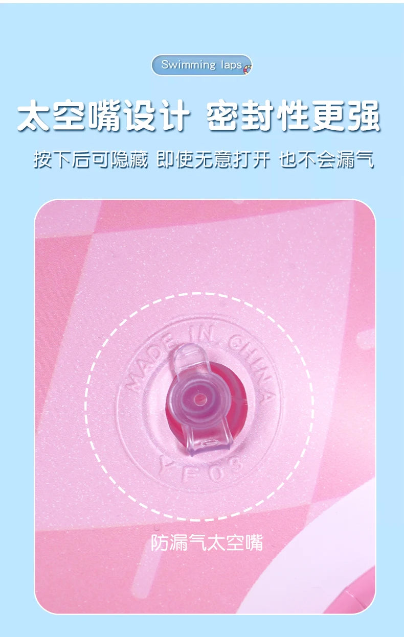 Environment PVC Children Swimming Rings Water Toys Beach Pool Baby Inflatable Swimming Circle with Steering Wheel Water Toys