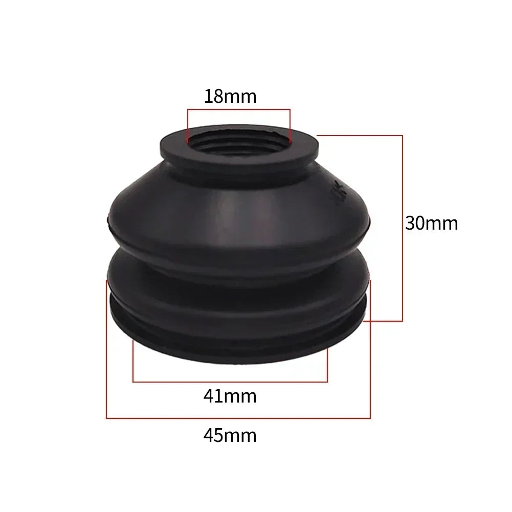 2Pcs Car Suspension Steering Ball Joint Dust Boot Covers Rubber Track Rod End And Ball Joint Boots Suspension Parts