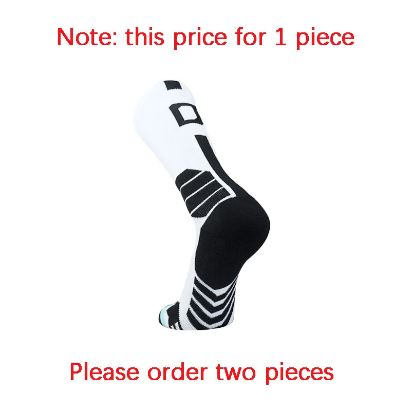Sports Basketball Socks Professional 1pc Football Sock Men's Cycling Soccer Socks Running Sock Calcetines Customized Number 0-9