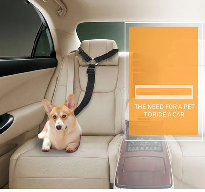 Universal Practical Dog Cat Pet Safety Adjustable Car seat Belt Harness Leash Travel Clip Strap Lead Pet Car Safety Belt