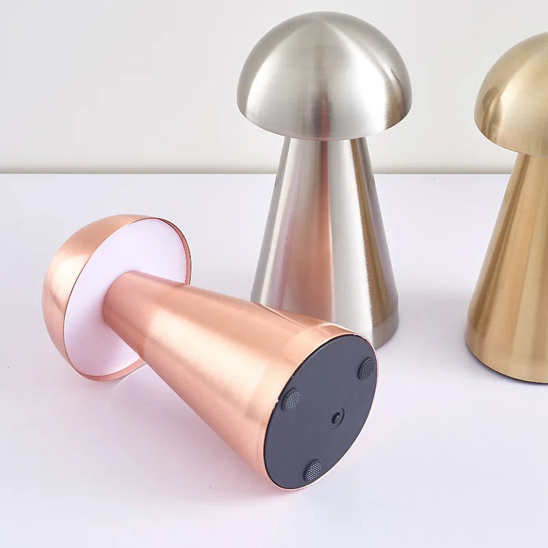 LED Touch Table Lamp Desktop Night Light Rechargeable Cordless Decor Lamp for Restaurant Hotel Bar Bedroom Bedside Light Lamp