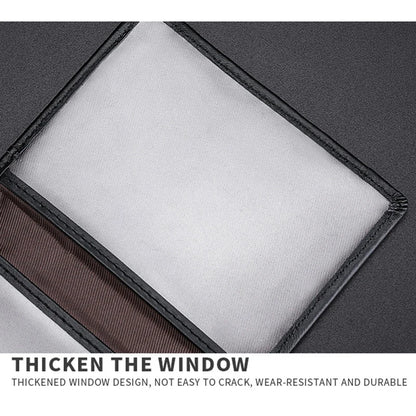 Card Bag Business Wallet Multifunctional Business Card Bag Clip Card Set Multi-Card Bits Driver License Storage Leather Card Bag