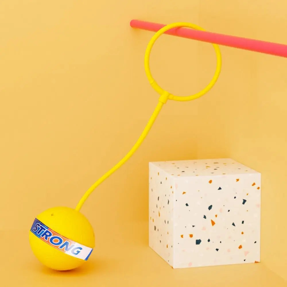 Foot Hoop Ball Luminous Foot Jumping Ball Skip Ropes Sports Exercise Sports Reaction Training Ball Height Growth on String