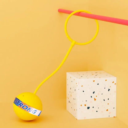 Foot Hoop Ball Luminous Foot Jumping Ball Skip Ropes Sports Exercise Sports Reaction Training Ball Height Growth on String