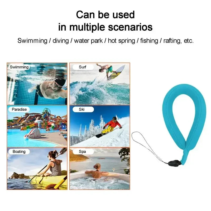 Ajustable Waterproof Camera Phone Float Underwater Float Floating Strap Floating Camera Wrist Straps Pool Accessories