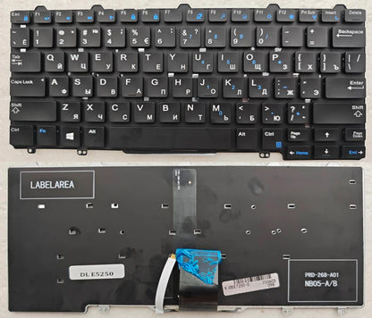 US Laptop Keyboard For DELL Latitude  7350 E7250 3150 3160 3165 12-5000 5280 5290 5250 Latitude 7280 7380 E5250 E7270 E5270