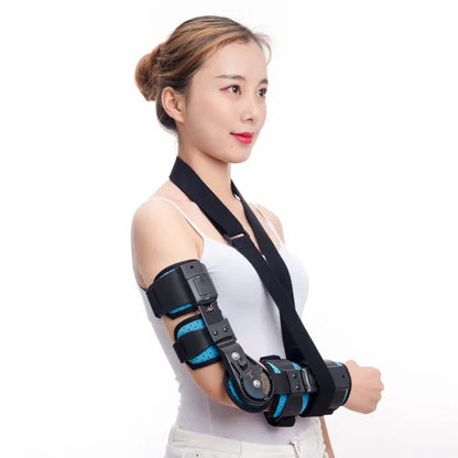 Hinged ROM Elbow Brace Adjustable Elbow Brace OP Rear Elbow Brace Arm Injury Recovery Lightweight Breathable
