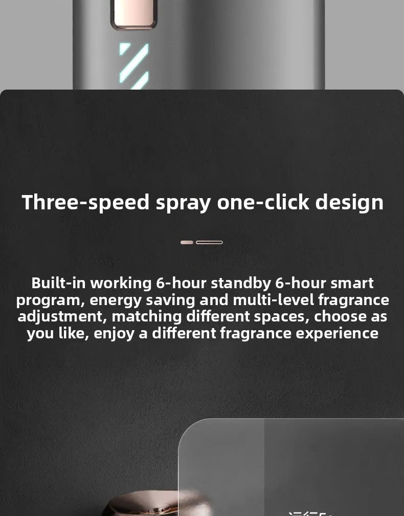 New Auto Spray Diffuser: Smart Timer 5 Adjustable Mists! Home Office Aromatherapy Air Freshener Quiet & Easy Difusor De Aroma