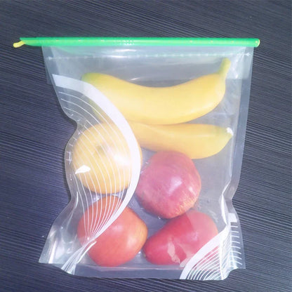 Reusable Bag Clip, Food Storage Sealer - for Snacks, Chips & Kitchen Organizer, Plastic Sealing Stick, Keep Fresh