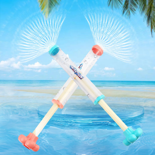 Fireworks, water guns, squirting water guns, water fights, summer beach water toys