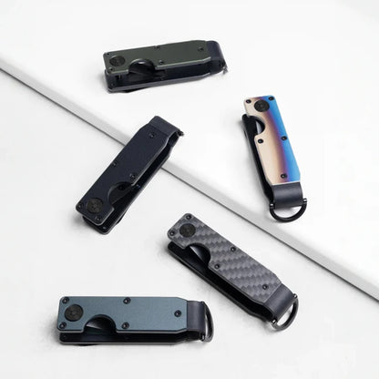 Key Organizer Compact Key Holder Metal Key Chain Minimalist key case key holder for keychain Secures 1-5 Keys