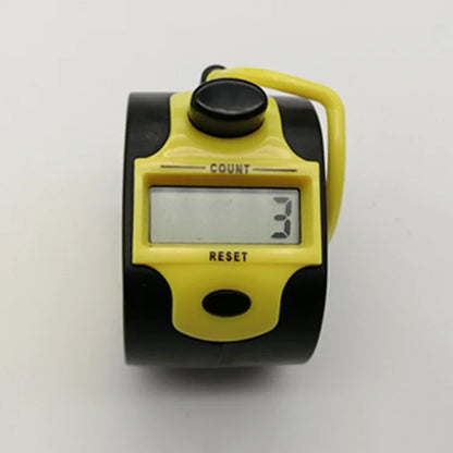 Electronic 5 Digit Number Counters Plastic Shell Hand Finger Display Manual Counting Tally Clicker Timer Soccer Golf Counter