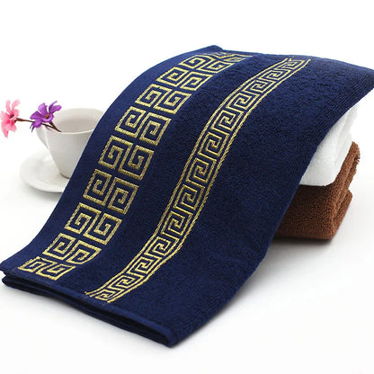 35x75cm 100% Cotton High Quality Luxury Soft Embroidered Beach  Strongly Water Absorbent Adult Towels Bathroom