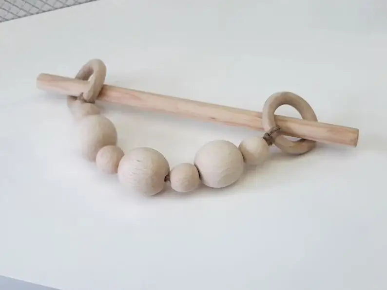 Wooden Curtain Holder Curtain Tieback Hanging  wooden Curtain rope Ball Tie Back Curtain Straps Home Decoration