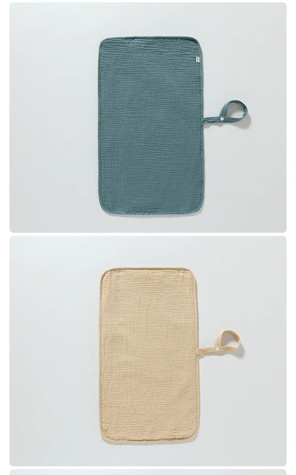 Foldable Baby Infant Cotton Changing Pads Reusable Soft Cotton Infant Mat Changing Pad for Newborn Underpads Two-sided Mattress